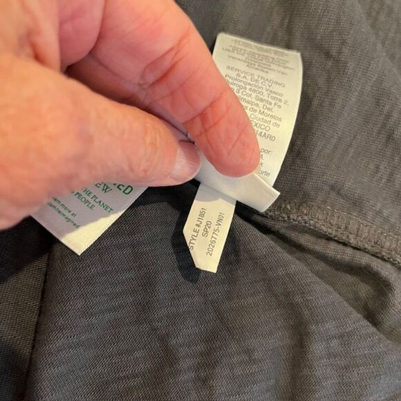 J. Crew Garment Dyed Slub Cotton Polo 100% Cotton Charcoal Men's Size XXL - Picture 8 of 9